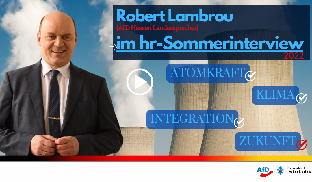 Robert Lambrou im hr-Sommerinterview 2022