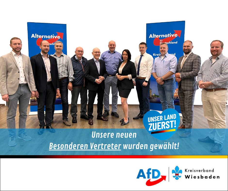 Unsere neuen Besonderen Vertreter wurden gewählten! Kreisverband Wiesbaden